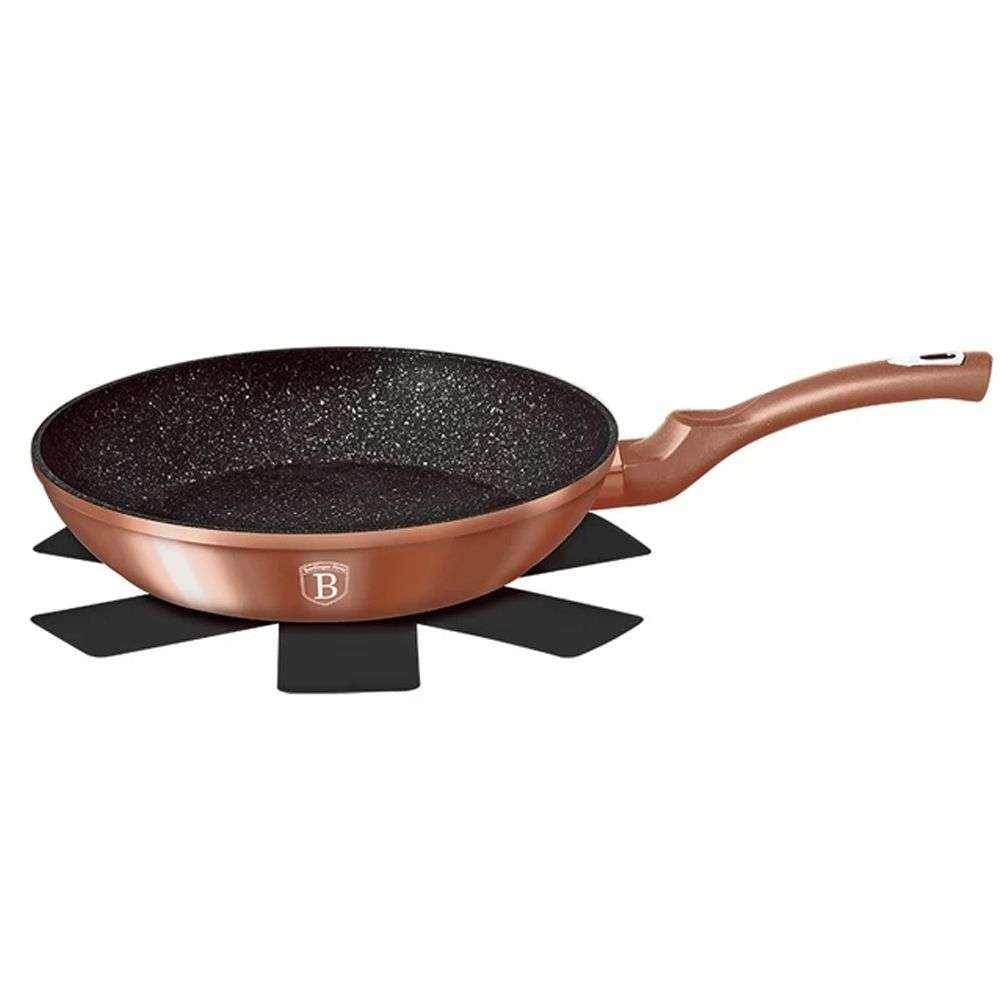 Berlinger Haus - 24cm Metallic  Line Fry Pan - iRose(Second hand)(No Handle)