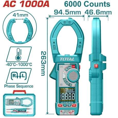 Total Tool - Digital AC Clamp Meter - Total Tool - Digital AC Clamp Meter