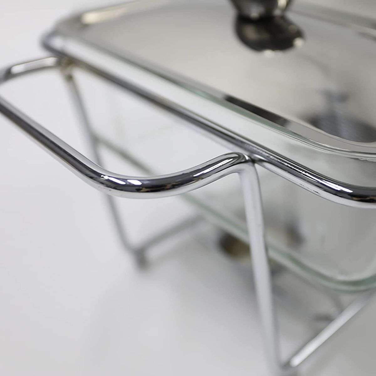 Triplet Chafing Dish 3 X1.5l Dishes With Warmer Silver