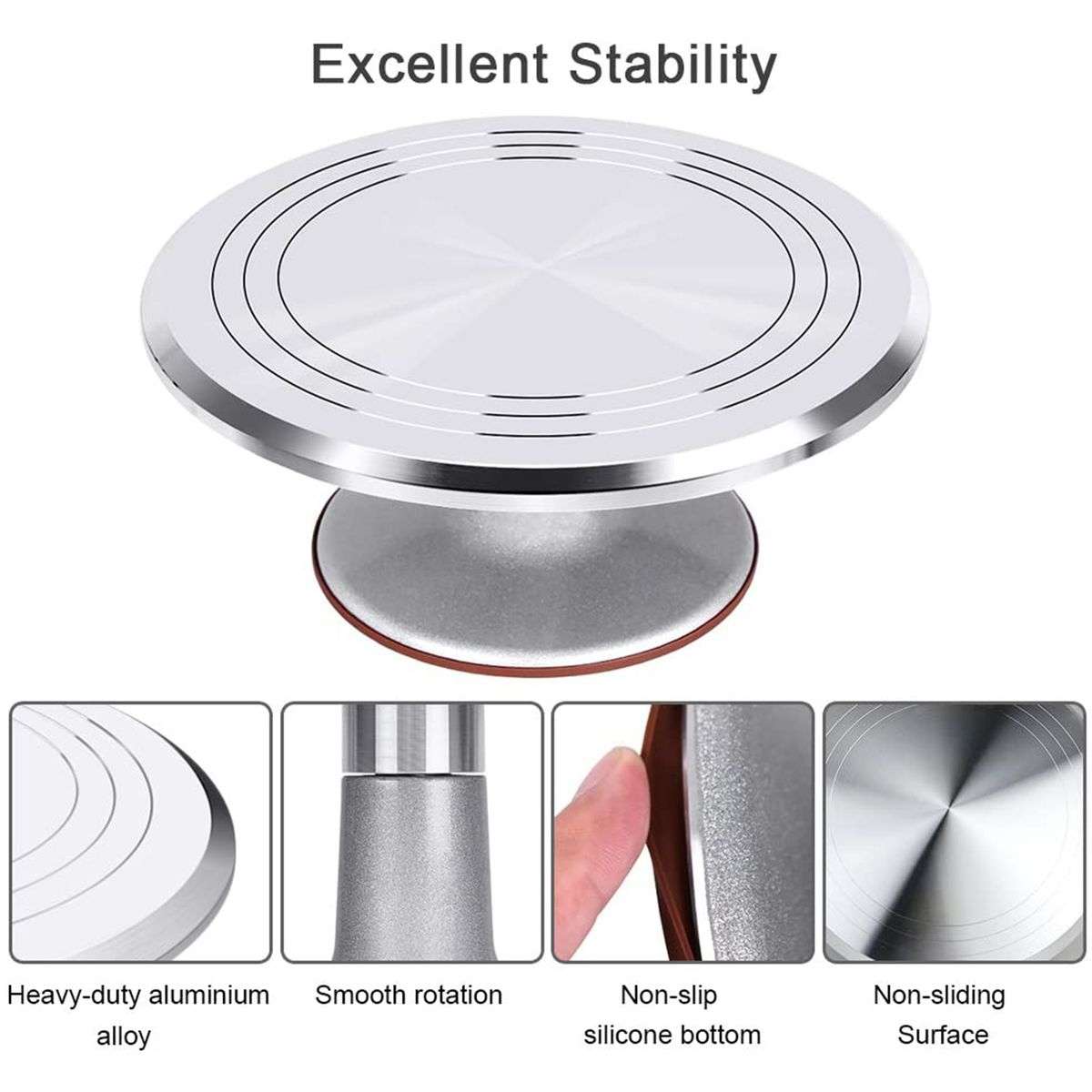 35 In 1 Aluminium Cake Turntable