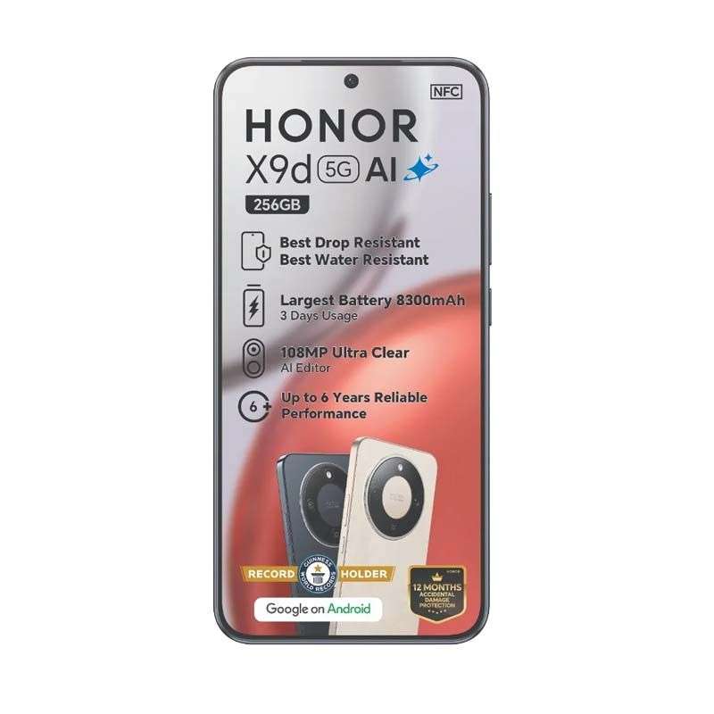 Honor X9d 5G Dual Sim 256GB - Midnight Black