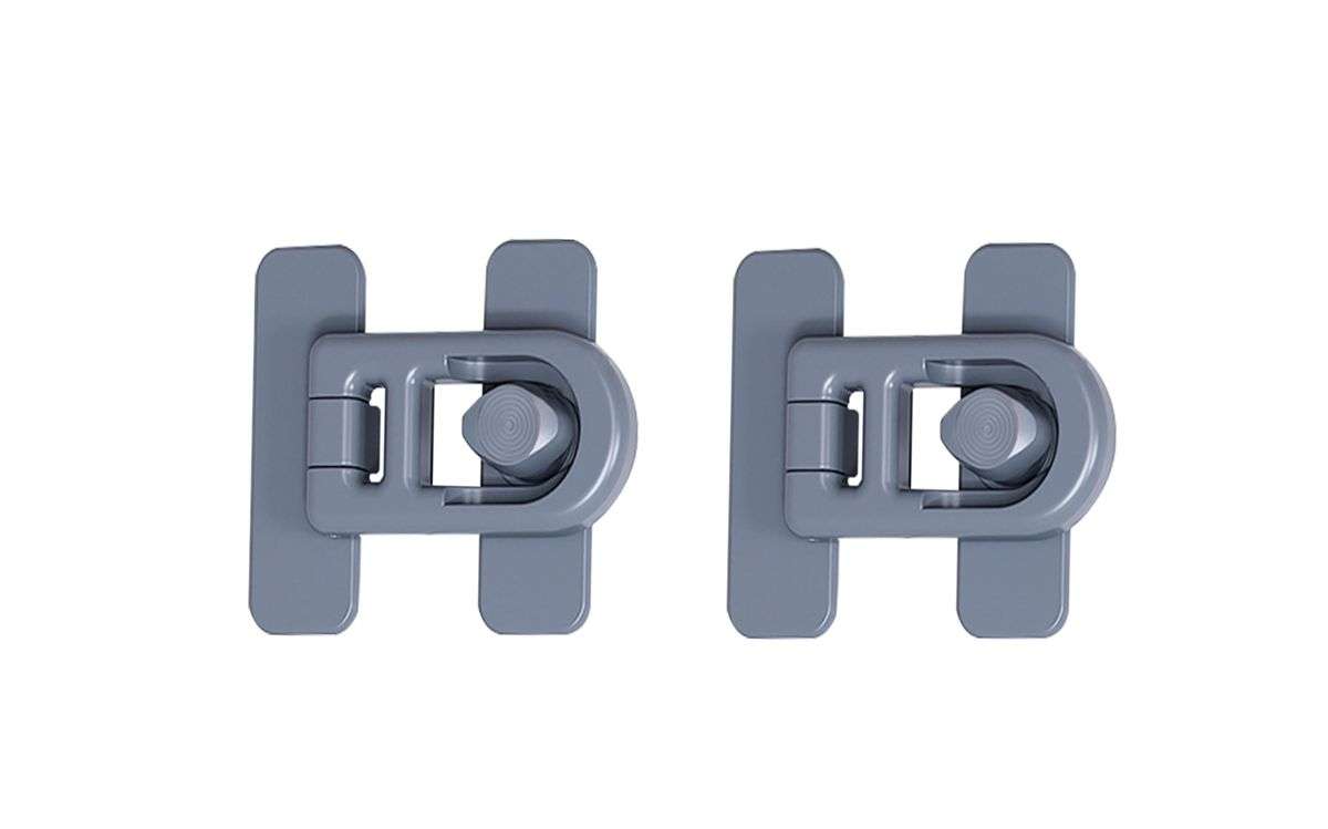 Lock Baby Proofing for Cabinet Door Drawer 2 pieces - grey