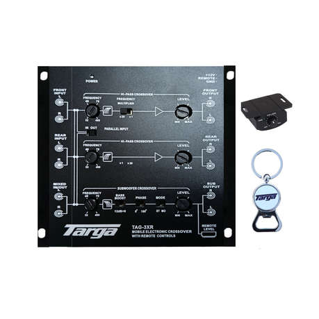 Targa Remote Crossover with Keyring for Car Audio Systems