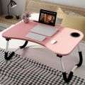 Portable Foldable Laptop Stand Desk - pink