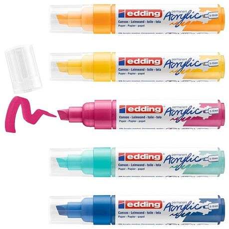 Edding - 5000 Acrylic Markers Broad 5's - Edding - 5000 Acrylic Markers Broad 5's