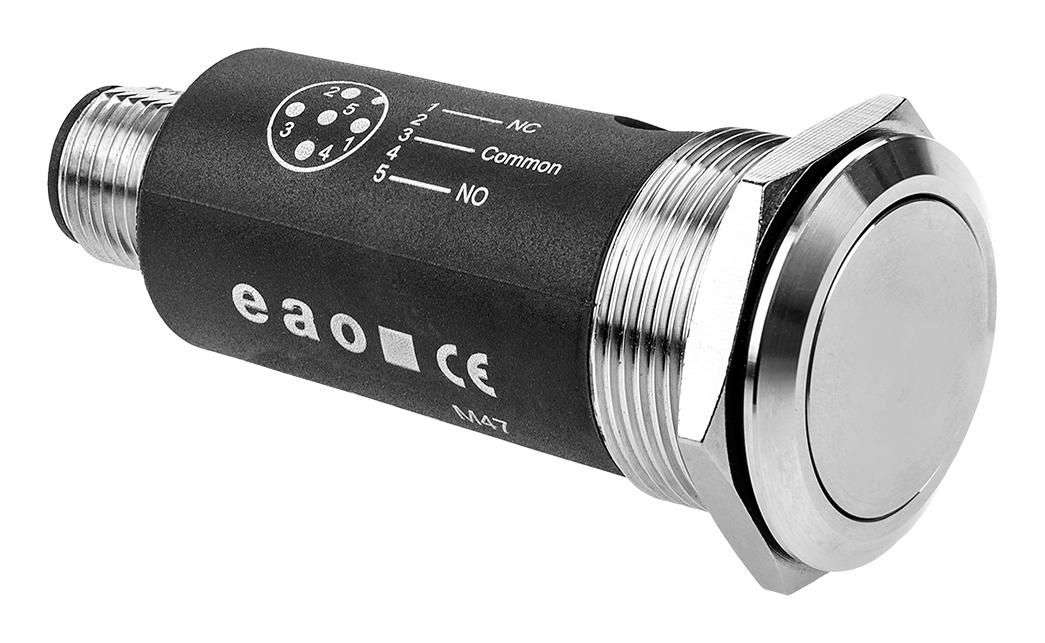 EAO (82-6657.1000) Vandal Resistant Switch, Series 82, 22 mm