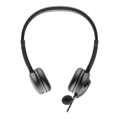 Axtel - Flow UC Wired Stereo Headset Black - Axtel - Flow UC Wired Stereo Headset Black