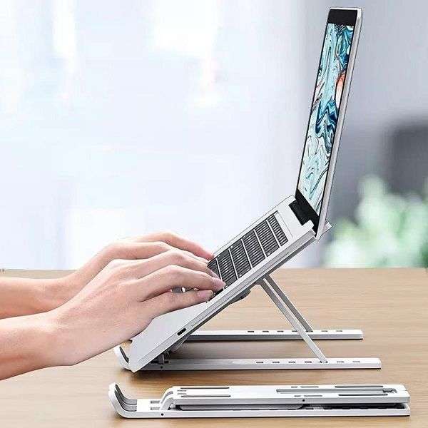 Adjustable Laptop Stand Aluminium Alloy Portable Foldable Riser Holder