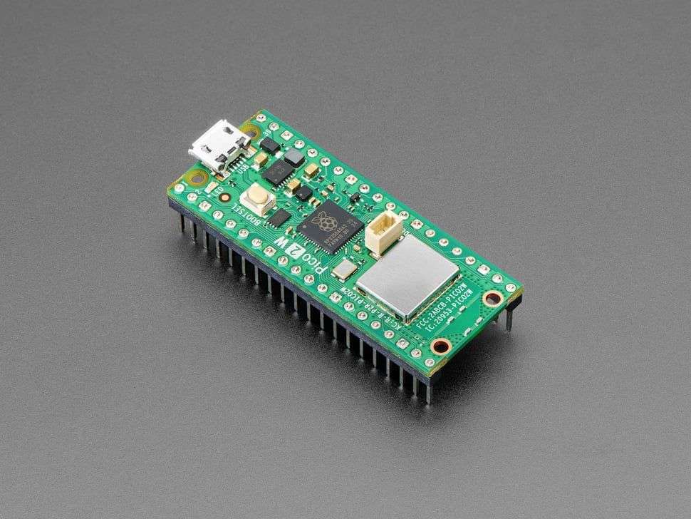 Raspberry Pi Pico 2 W with header