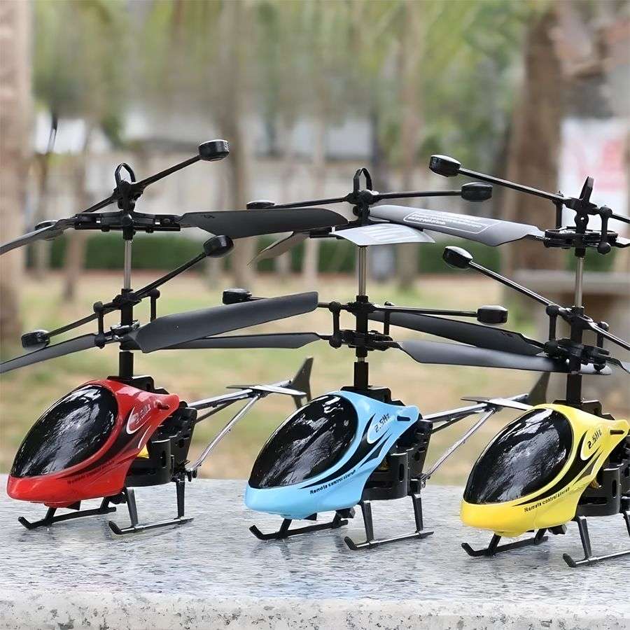 Induction Aircraft Flying Helicopter