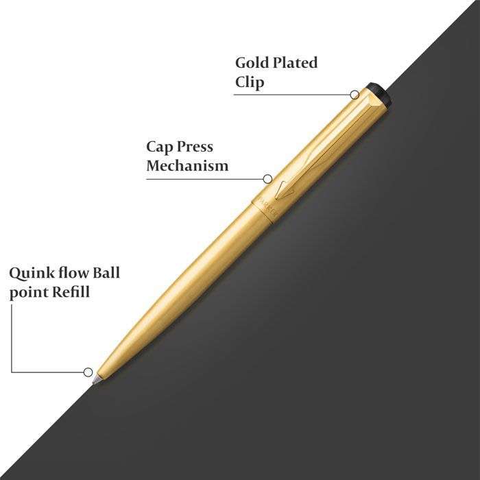 Parker Vector Roller Ball Pen - Full Gold