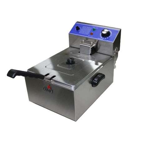 Conic 6L Stainless Steel Single Pan Electric Deep Fryer (PLEASE READ DESCRIPTION)