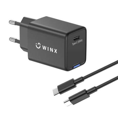 WINX - Power Pro Type-C 65W GaN Wall Charger - WINX - Power Pro Type-C 65W GaN Wall Charger
