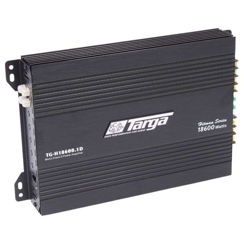 Targa TG-H18600.1D Hitman Series 18600w/1000w rms 1 Channel Class D Amplifier