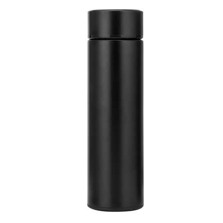 500ML Vacuum Flask With Temperature Display - Black