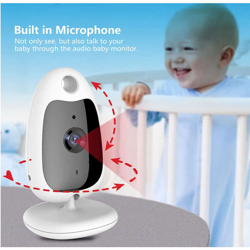 2.0" Video with Audio and Night Vision Baby Monitor Camera