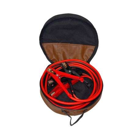 Mobi - Jack - Booster Cable 200amp 2.5m Leather - Mobi - Jack - Booster Cable 200amp 2.5m Leather
