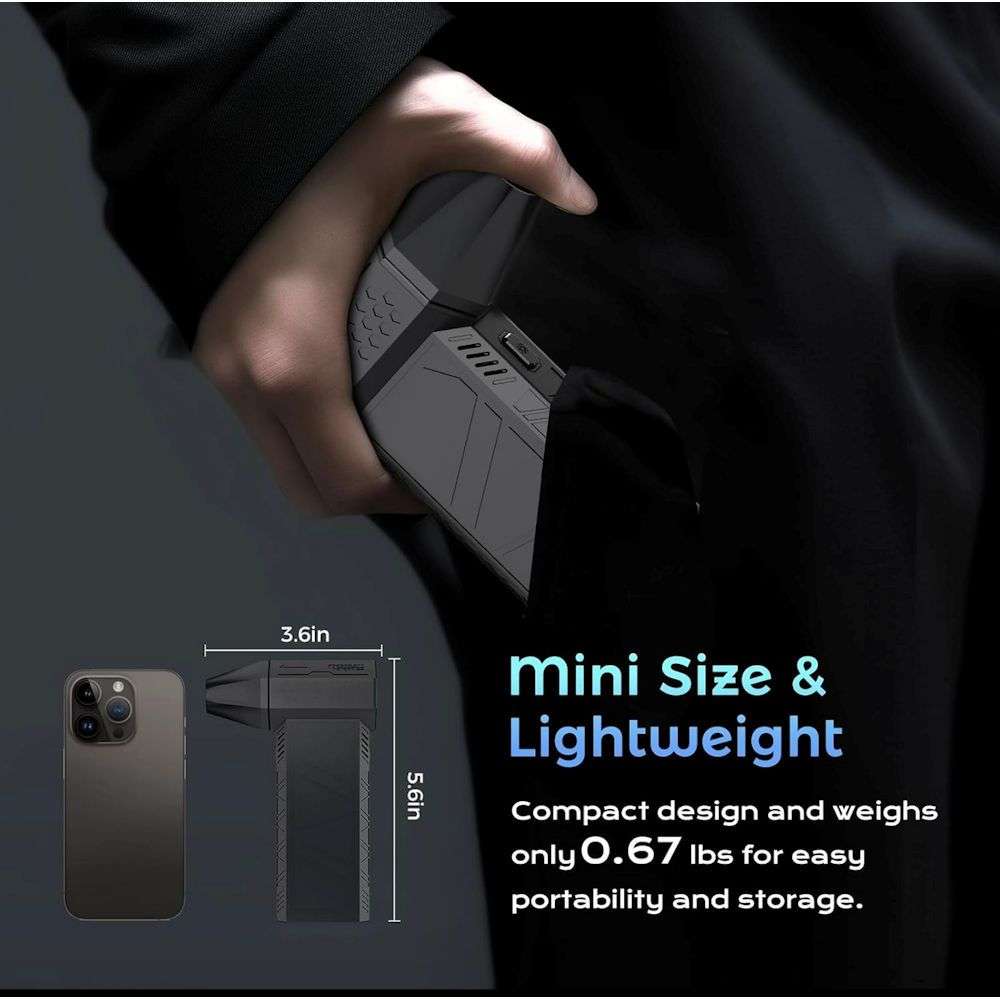 Portable Turbo Jet Fan - Powerful Handheld Mini Jet Fan