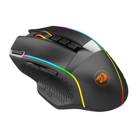 Redragon - M991 RGB PRO Enlightenment 26000 DPI Wireless Gaming Mouse - Black - Redragon - M991 R...