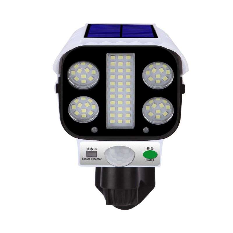 Solar Sensor Security Light & Dummy Camera with Remote