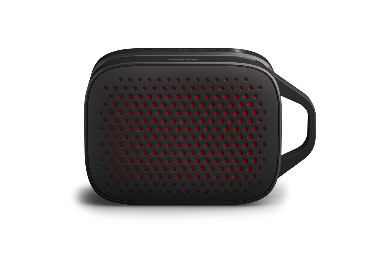 Philips Go TAS1209 Small Portable Bluetooth Speaker - Black