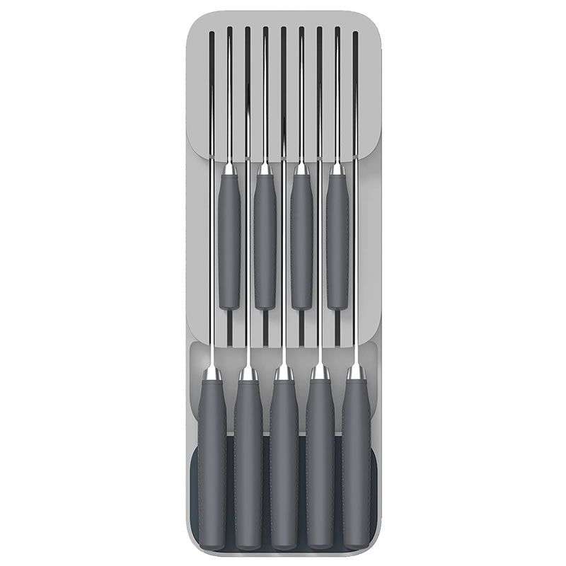 2 Tier Kitchen Knife Tray Organizer