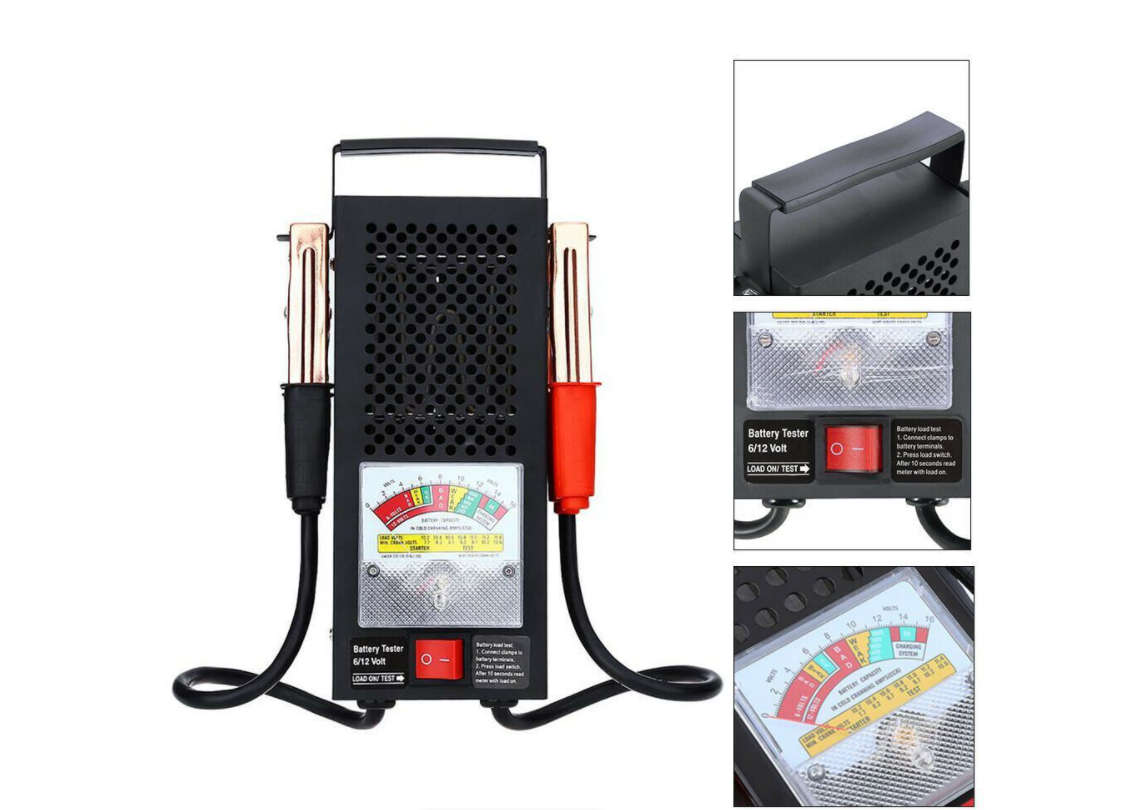 6 & 12 Volt Battery  Battery Load Tester Analogue
