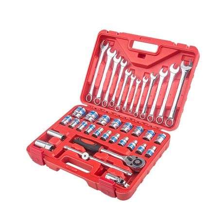 37 Piece Socket and Wrench Set 1/2"