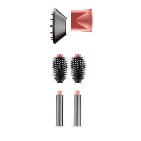Multi-Function 2-in-1 Hair Dryer & Styler with Airflow Brush, Strawberry Bronze