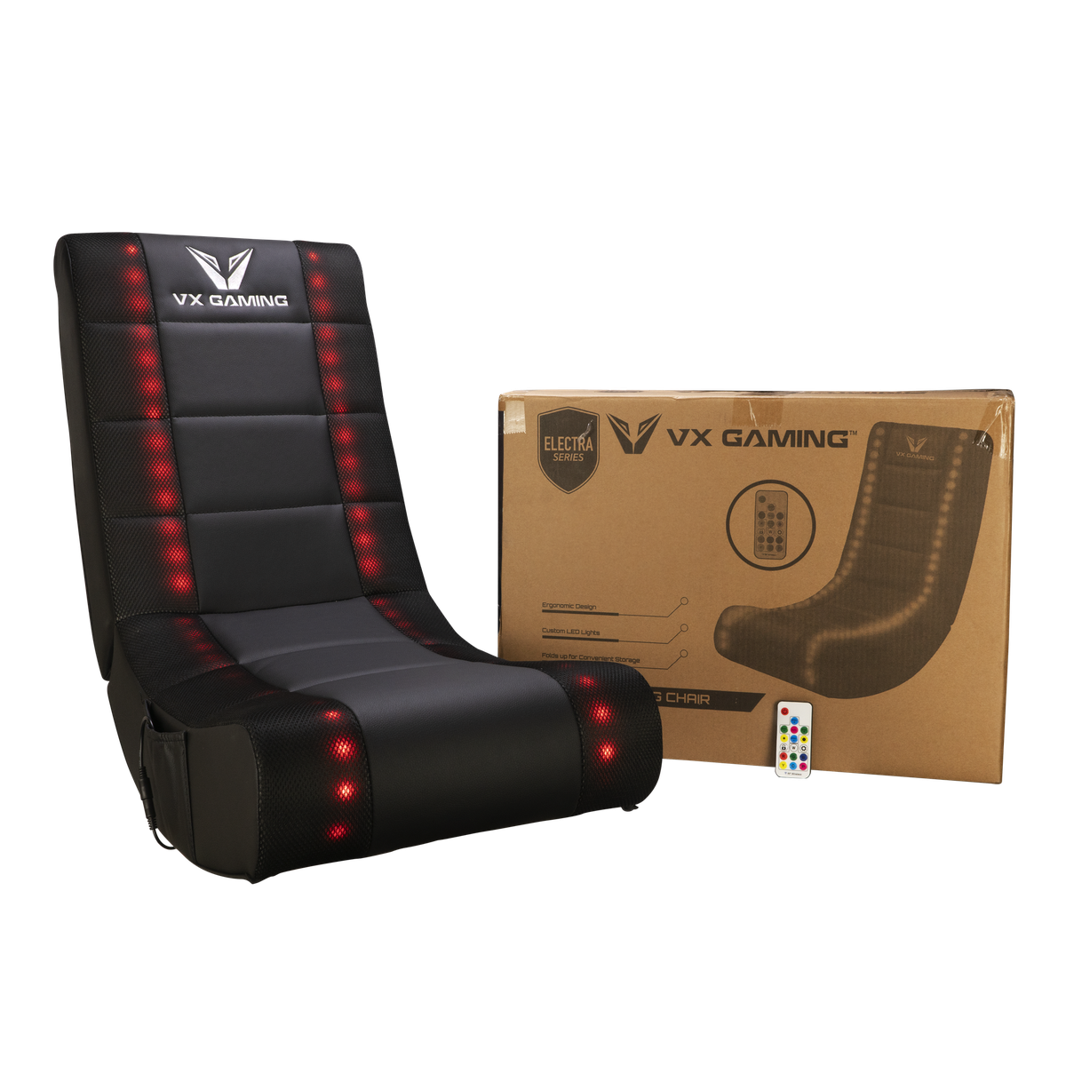 VX Gaming Electra Series Rocking Gaming Chair RGB [UNBOXED DEAL]