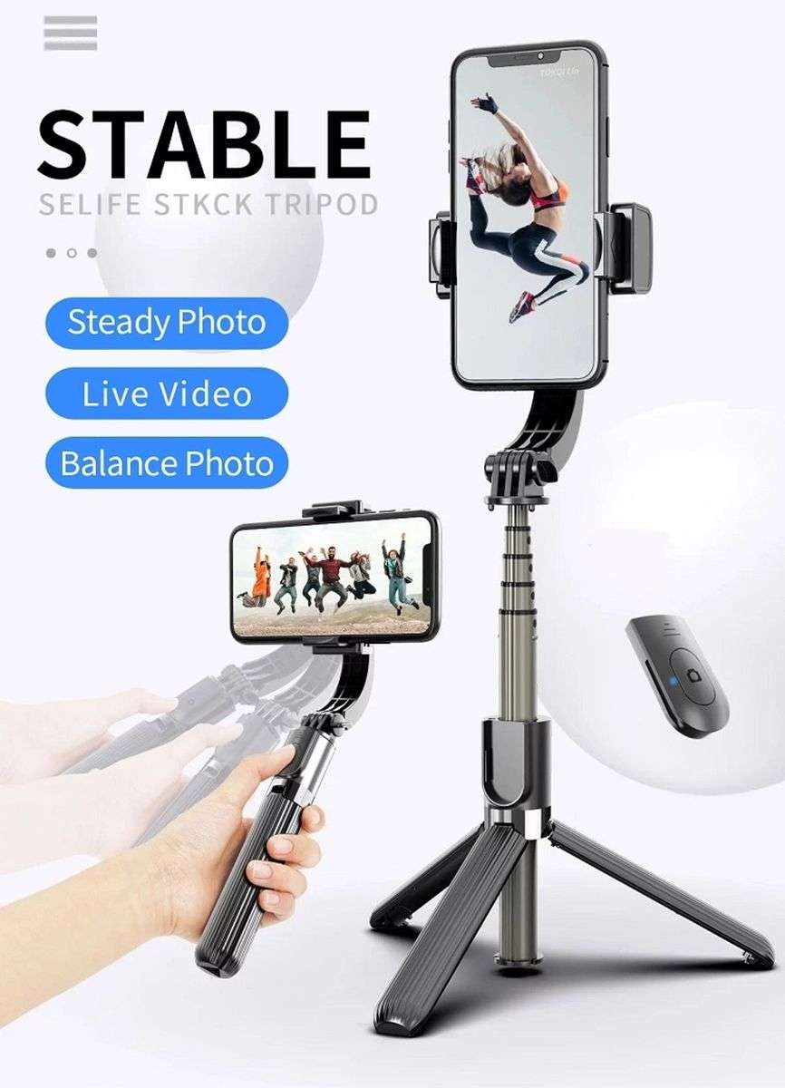 Single Axis Stable Videography Gimbal Stabilizer Tripod