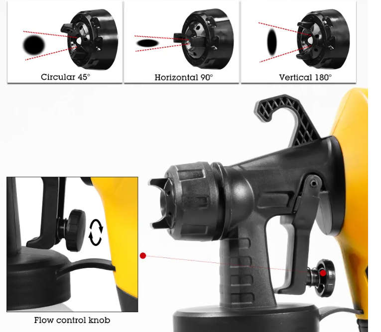 Multifunction Painting Pneumatic Tools Electric Spray Gun