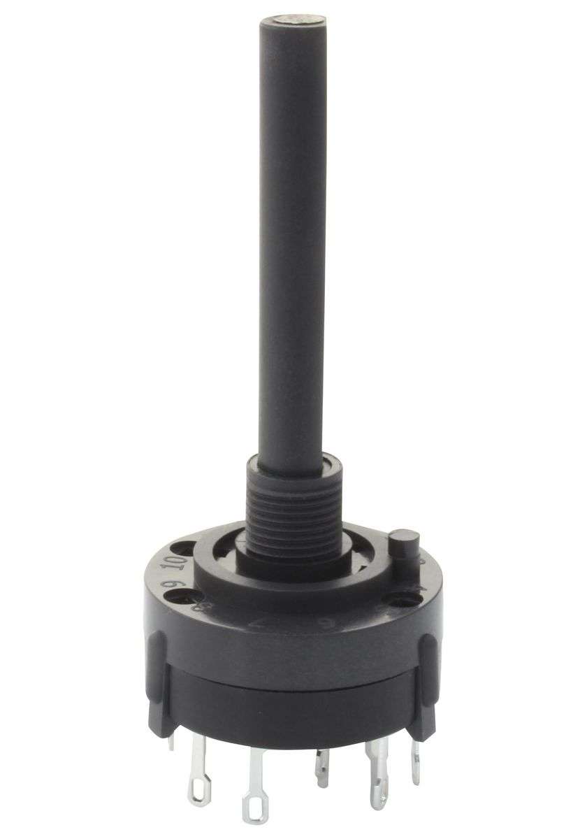 C&K Components (A10815RNCQ) Rotary Switch, 8 Position, 1 Pole, 30 °, 2.5 A