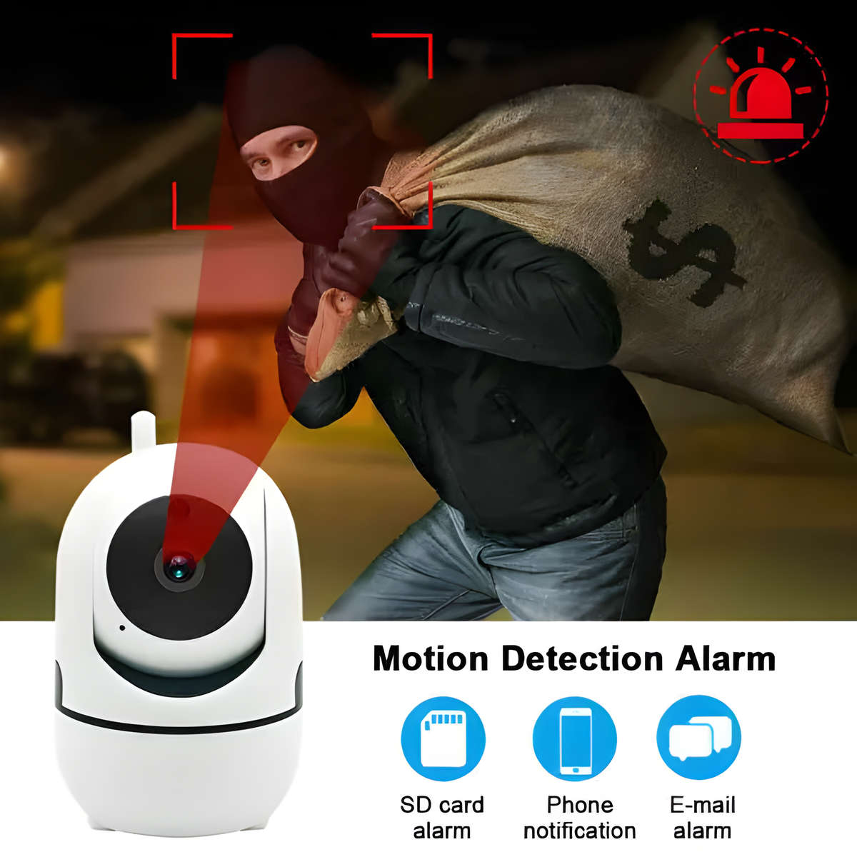 1080P WI-FI Night Vision IP Camera