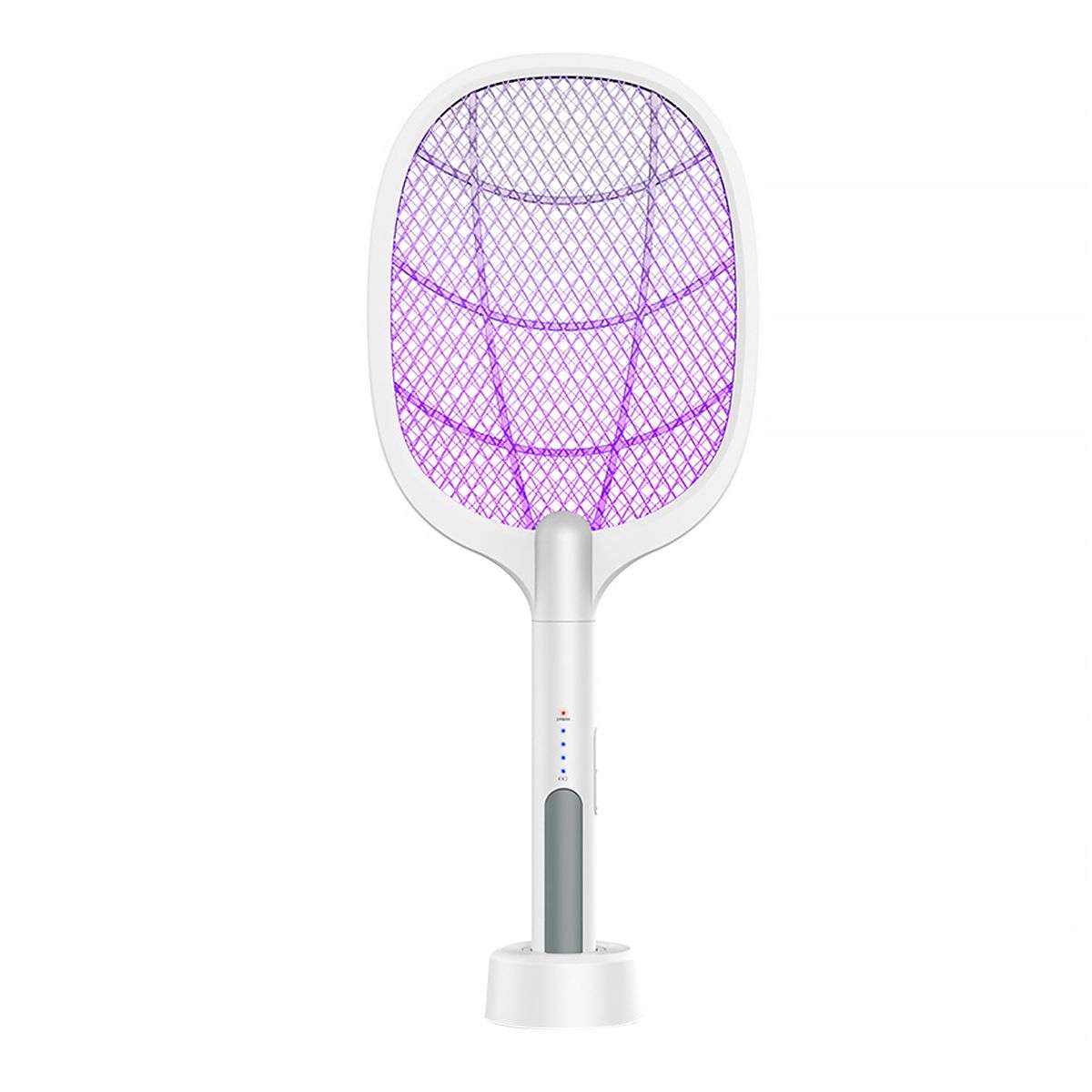 2 in 1 Rechargeable Electric Fly Swatter, Mosquito Swatter for Indoor and Outdoor