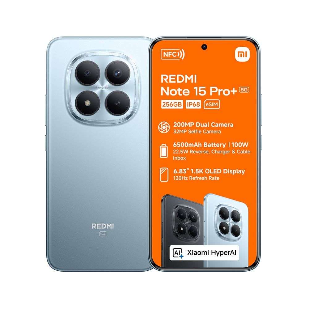 Xiaomi Redmi Note 15 Pro+ 5G 8GB+256GB Glacier Blue