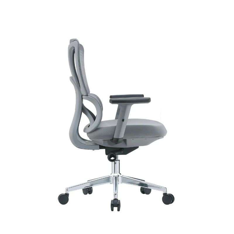 Office Chair - Modern Mesh Adjustable  - Grey Colour-2 pieces