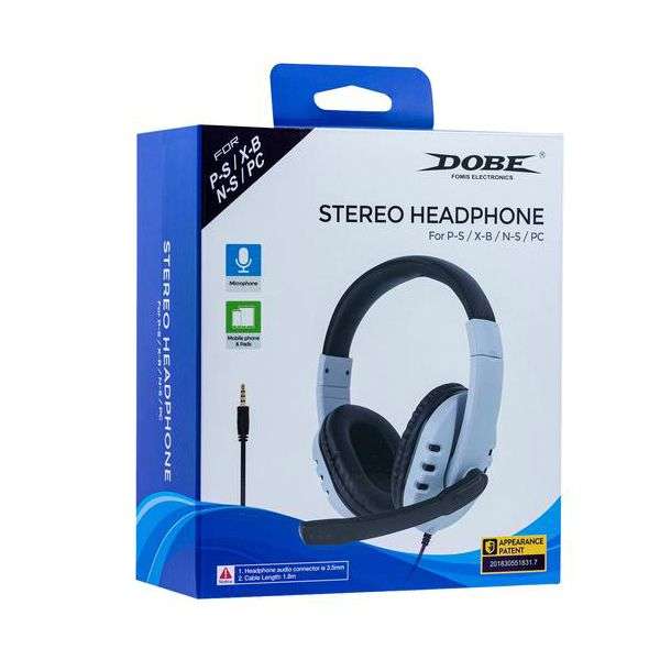Dobe Stereo Headphones for Playstation, Xbox, Nintendo Switch
