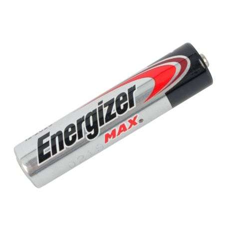 Energizer - 1.5v MAX Alkaline AAA Battery Card 4+2 Free - Energizer - 1.5v MAX Alkaline AAA Batte...