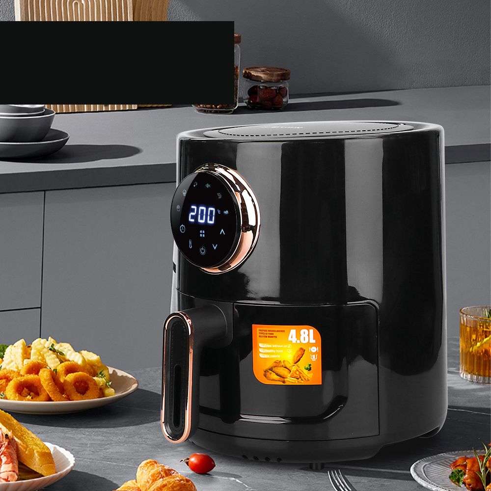 Beautiful Round Multi-Function Non-Stick Electric Air Fryer - 4.8L