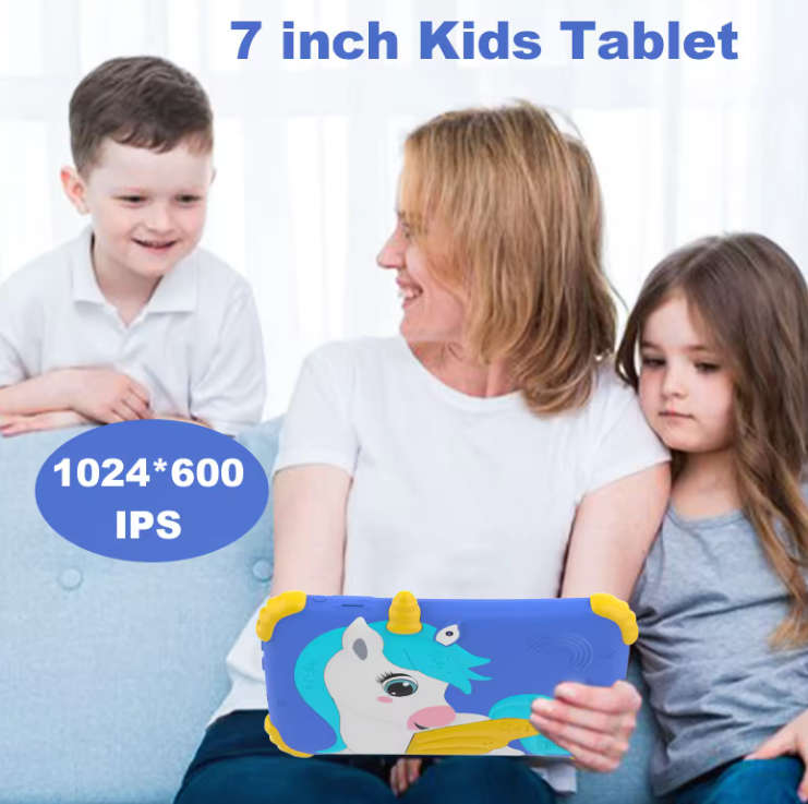 Kids 7" Unicorn Wifi Educational Tablet Kit