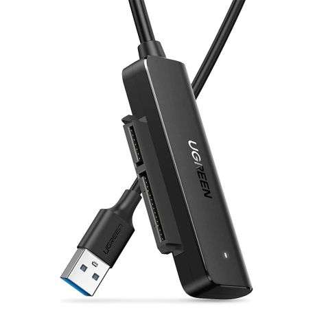 Ugreen - CM321 USB-A 3.0 to 2.5" SATA Converter-Black - Ugreen - CM321 USB-A 3.0 to 2.5" SATA Con...