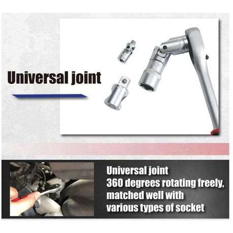 108-Piece Ratchet Wrench & Socket Set, Chrome Vanadium