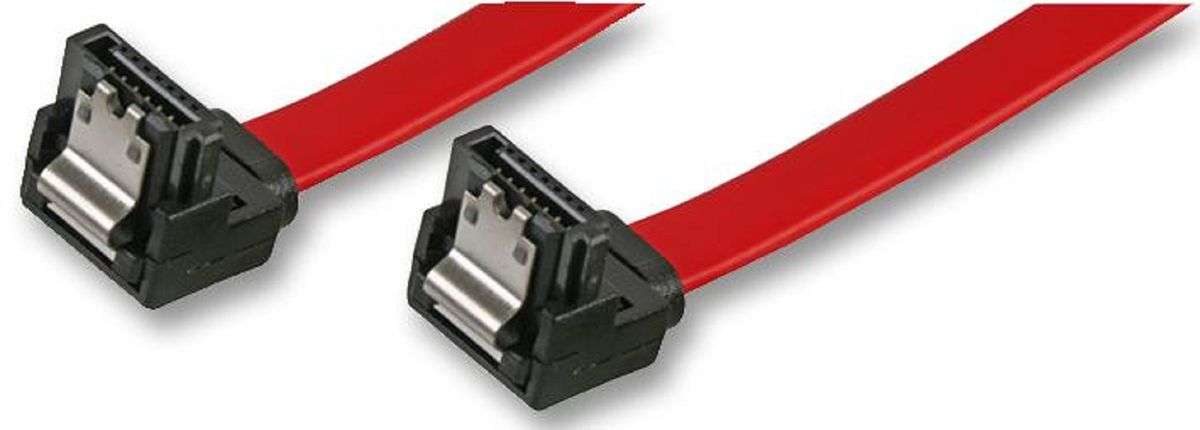 Pro Signal SATA3 Computer Cable, SATA 2 Plug, 90°