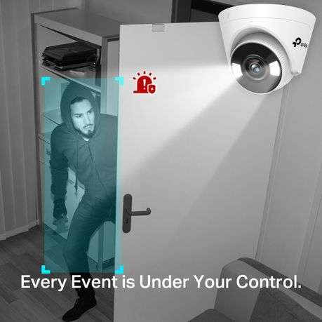 Tp-Link - TP Link Vigi C440-4 4MP Full-Color Turret Network Camera (4mm Lens) - Tp-Link - TP Link...