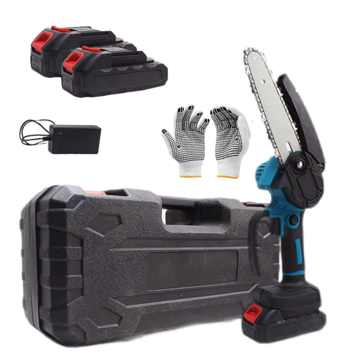 6 Inch Powerful Wireless Handheld Mini Chainsaw - Cordless Electric Saw
