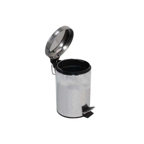 15L Metallic Pedal Dust Bin with removal inner plastic bucket (PLEASE READ DESCRIPTION)