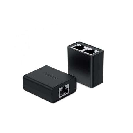 Ugreen - RJ45 Splitter Adapter 2 Pack (Black) - Ugreen - RJ45 Splitter Adapter 2 Pack (Black)