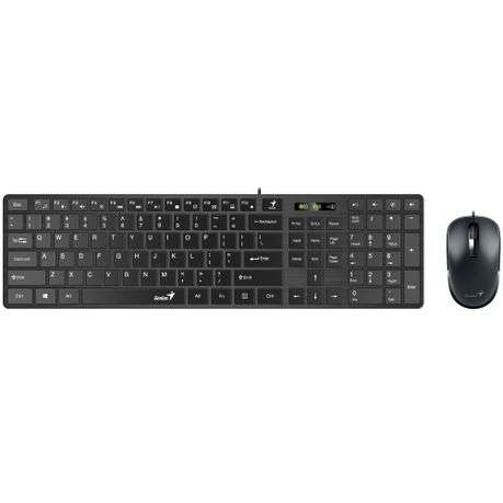 Genius - SlimStar C126 Keyboard and Mouse - Genius - SlimStar C126 Keyboard and Mouse