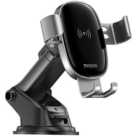 Aluminium Adjustable Phone Holder With Wireless Fast Charging - C123 ***UNBOXED DEAL***